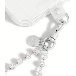 Kate Spade New York รุ่น Phone Charm - สายคล้องข้อมือ - ลาย Razzle Dazzle