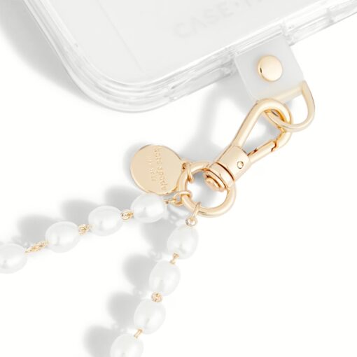 Kate Spade New York รุ่น Phone Charm - สายคล้องข้อมือ - ลาย Sea Pearl - Image 4