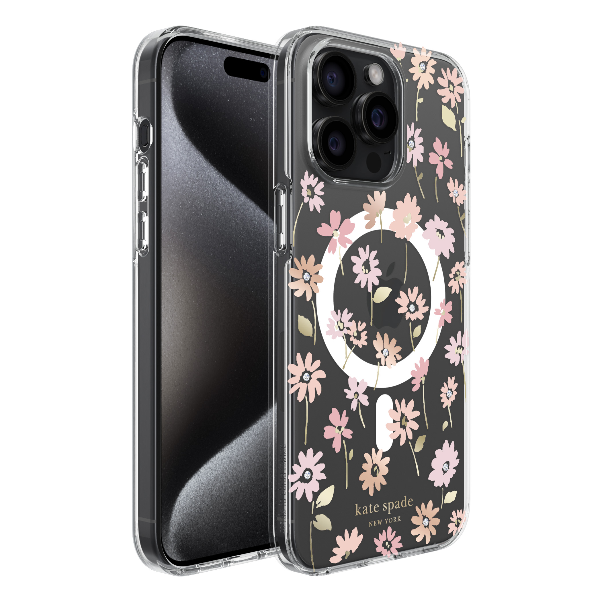 Kate Spade New York รุ่น Protective Hardshell for MagSafe - เคส iPhone 15 Pro Max - ลาย Flower Pot 5 Kate Spade New York รุ่น Protective Hardshell for MagSafe - เคส iPhone 15 Pro Max - ลาย Flower Pot