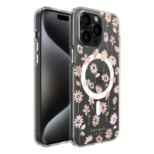 Kate Spade New York รุ่น Protective Hardshell for MagSafe - เคส iPhone 15 Pro Max - ลาย Flower Pot - Image 2
