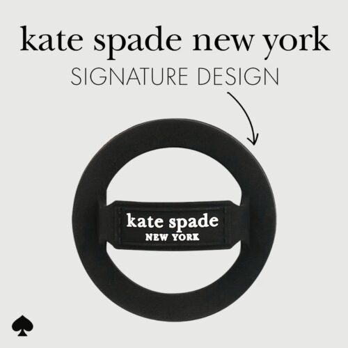 Kate Spade New York รุ่น Magnetic Loop Grip - แหวนติดหลังมือถือ - สี Black - Image 2