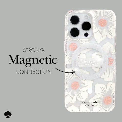 Kate Spade New York รุ่น Magnetic Loop Grip - แหวนติดหลังมือถือ - สี That Sparkle Silver - Image 5
