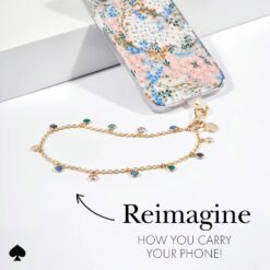 Kate Spade New York รุ่น Phone Charm - สายคล้องข้อมือ - ลาย High Shine