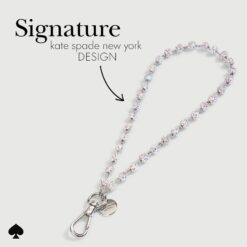 Kate Spade New York รุ่น Phone Charm - สายคล้องข้อมือ - ลาย Razzle Dazzle