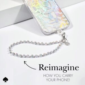 Kate Spade New York รุ่น Phone Charm - สายคล้องข้อมือ - ลาย Razzle Dazzle
