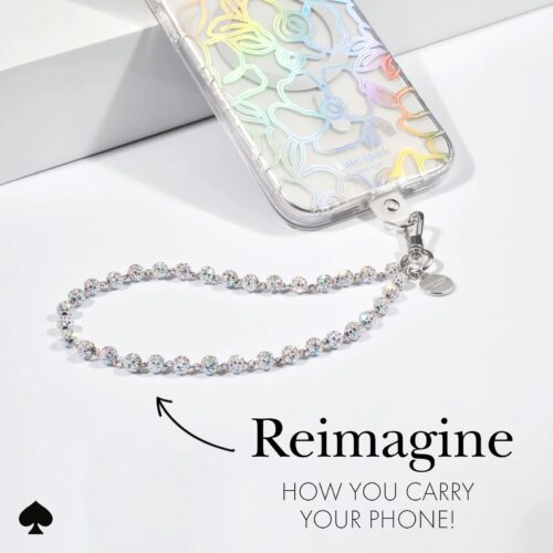 Kate Spade New York รุ่น Phone Charm - สายคล้องข้อมือ - ลาย Razzle Dazzle - Image 6