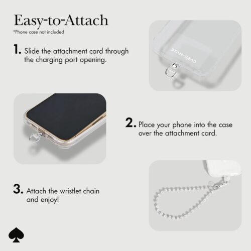 Kate Spade New York รุ่น Phone Charm - สายคล้องข้อมือ - ลาย Razzle Dazzle - Image 7