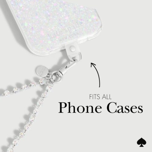 Kate Spade New York รุ่น Phone Charm - สายคล้องข้อมือ - ลาย Razzle Dazzle - Image 8
