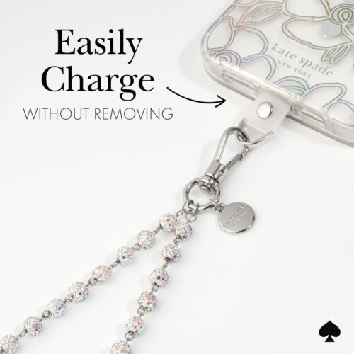 Kate Spade New York รุ่น Phone Charm - สายคล้องข้อมือ - ลาย Razzle Dazzle - Image 9