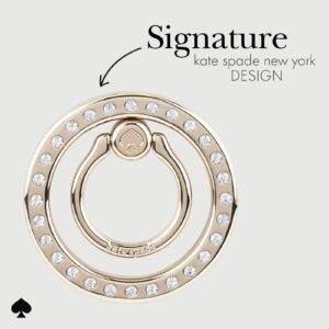 Kate Spade New York รุ่น Magnetic Ring Stand - แหวนติดหลังมือถือ - ลาย Set In Stone