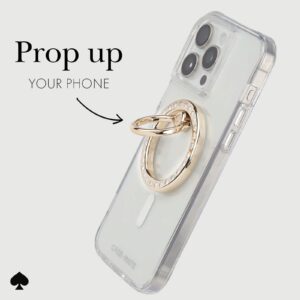 Kate Spade New York รุ่น Magnetic Ring Stand - แหวนติดหลังมือถือ - ลาย Set In Stone