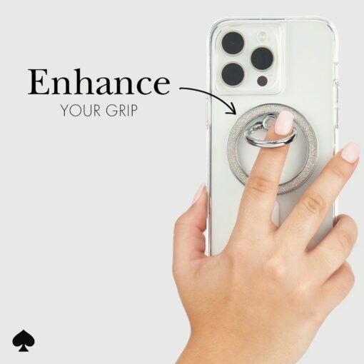 Kate Spade New York รุ่น Magnetic Ring Stand - แหวนติดหลังมือถือ - ลาย That Sparkle - Image 8