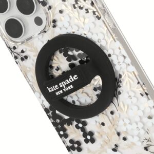 Kate Spade New York รุ่น Magnetic Loop Grip - แหวนติดหลังมือถือ - สี Black
