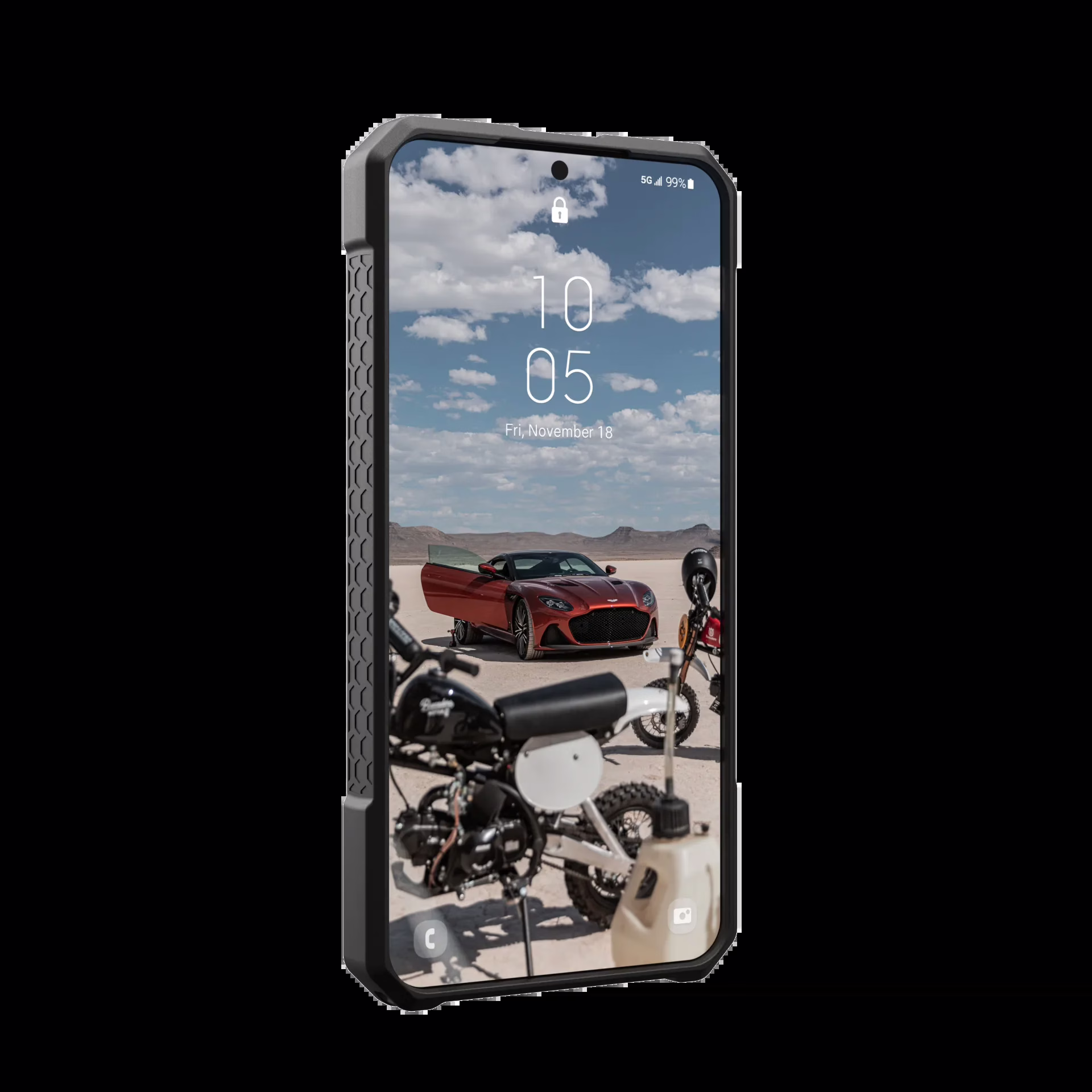 UAG รุ่น Monarch - เคส Galaxy S24 Plus - สี Crimson