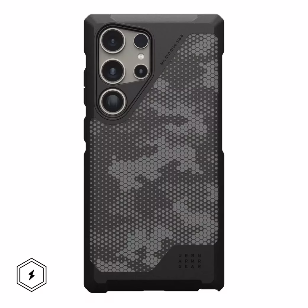 UAG รุ่น Metropolis LT with Magnetic - เคส Galaxy S24 Ultra - สี Micro Hex Camo Graphite