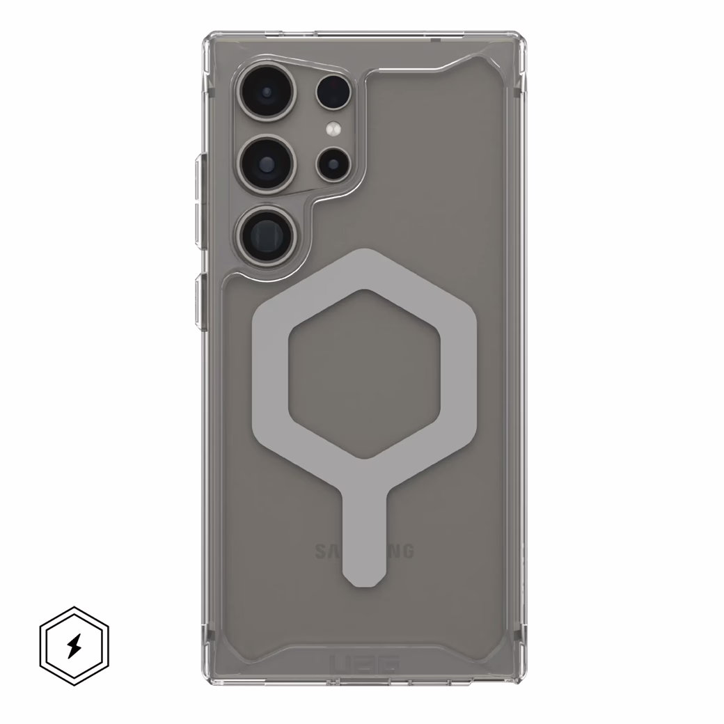 UAG รุ่น Plyo Pro - เคส Galaxy S24 Ultra Plyo - สี Ice/Silver