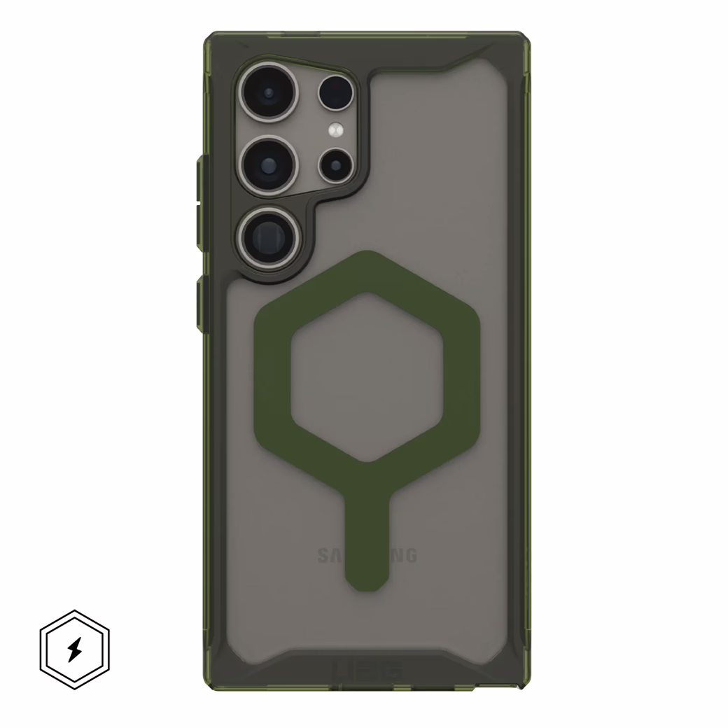 UAG รุ่น Plyo Pro - เคส Galaxy S24 Ultra Plyo - สี Ice/Olive