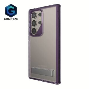 Zagg รุ่น Santa Cruz Kickstand - เคส Galaxy S24 Ultra - สี Grape
