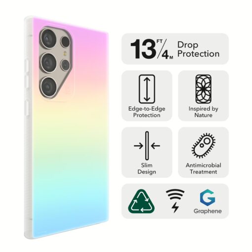 Zagg รุ่น Milan - เคส Galaxy S24 Ultra - สี Glitter Pink - Image 5
