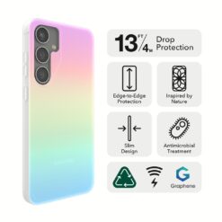 Zagg รุ่น Milan - เคส Galaxy S24 Plus - สี Glitter Pink