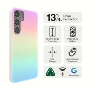Zagg รุ่น Milan - เคส Galaxy S24 Plus - สี Iridescent