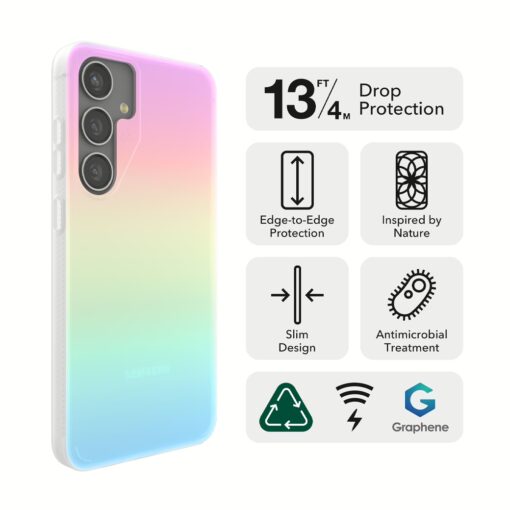 Zagg รุ่น Milan - เคส Galaxy S24 Plus - สี Glitter Pink - Image 5