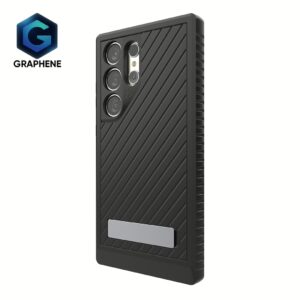 Zagg รุ่น Everest Kickstand - เคส Galaxy S24 Ultra - สี Black