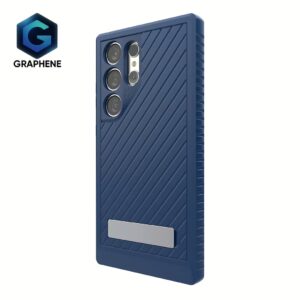 Zagg รุ่น Everest Kickstand - เคส Galaxy S24 Ultra - สี Navy