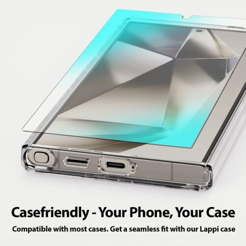 Whitestone Dome Glass - ฟิล์มกระจกนิรภัย Galaxy S24 Ultra - อุปกรณ์การติดแบบครบชุด (ฟิล์ม 2 แผ่น) - Image 5