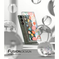 Ringke รุ่น Fusion Design - เคส Galaxy S23 Ultra - ลาย Floral
