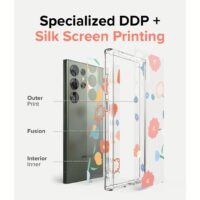 Ringke รุ่น Fusion Design - เคส Galaxy S23 Ultra - ลาย Dry Flowers