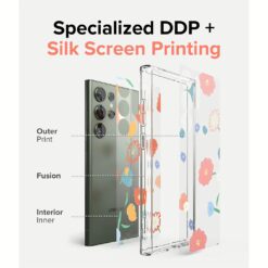 Ringke รุ่น Fusion Design - เคส Galaxy S23 Ultra - ลาย Floral