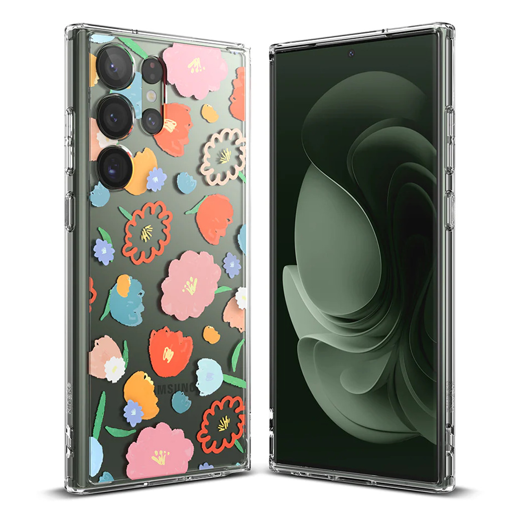 Ringke รุ่น Fusion Design - เคส Galaxy S23 Ultra - ลาย Floral