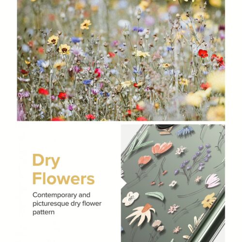 Ringke รุ่น Fusion Design - เคส Galaxy S23 Ultra - ลาย Dry Flowers - Image 2