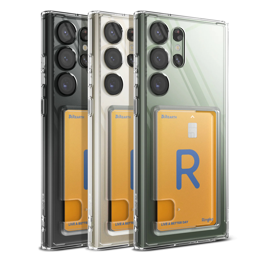 Ringke รุ่น Fusion Card - เคส Galaxy S23 Ultra - สี Clear