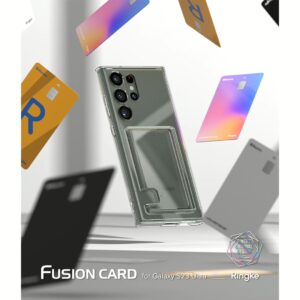 Ringke รุ่น Fusion Card - เคส Galaxy S23 Ultra - สี Clear