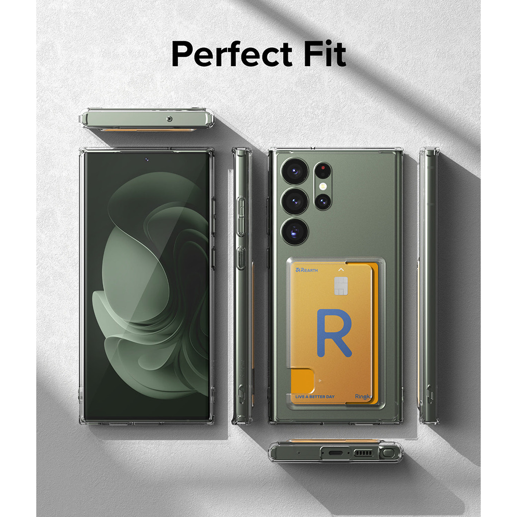 Ringke รุ่น Fusion Card - เคส Galaxy S23 Ultra - สี Clear