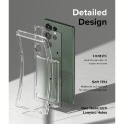 Ringke รุ่น Fusion Card - เคส Galaxy S23 Ultra - สี Clear