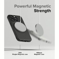 Ringke รุ่น Onyx Magnetic - เคส iPhone 15 Pro Max - สี Black