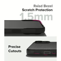 Ringke รุ่น Onyx Magnetic - เคส iPhone 15 Pro Max - สี Black