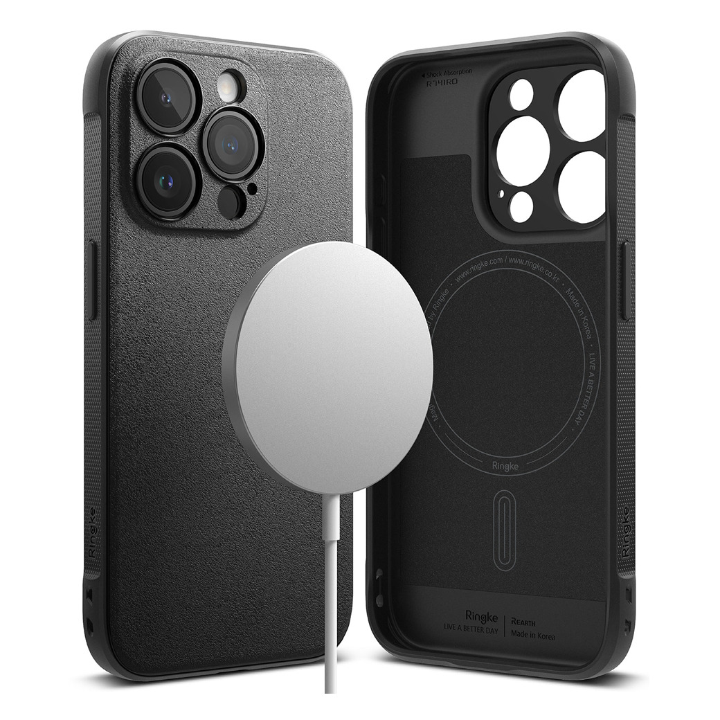 Ringke รุ่น Onyx Magnetic - เคส iPhone 15 Pro Max - สี Black
