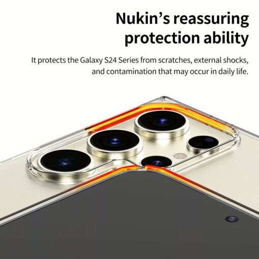 Araree รุ่น Nukin - เคส Galaxy S24 Ultra - สี Clear Matt - Image 9