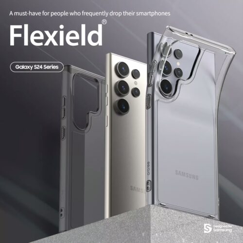 Araree รุ่น Flexield - เคส Galaxy S24 Plus - สี Clear - Image 2