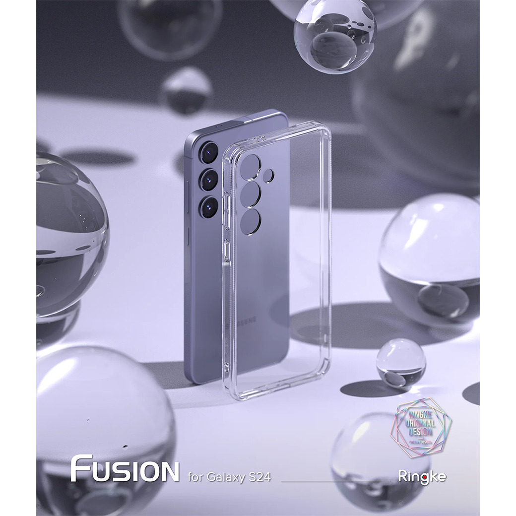 Ringke รุ่น Fusion - เคส Galaxy S24 - สี Clear