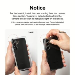 Ringke รุ่น Fusion - เคส Galaxy S24 - สี Clear 27 Ringke รุ่น Fusion - เคส Galaxy S24 - สี Clear