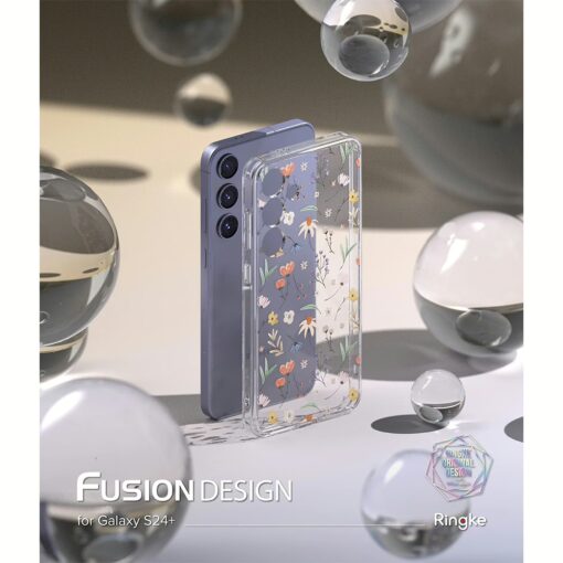 Ringke รุ่น Fusion Design - เคส Galaxy S24 Plus - สี Dry Flowers - Image 2