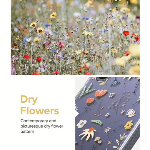 Ringke รุ่น Fusion Design - เคส Galaxy S24 Plus - สี Dry Flowers - Image 3