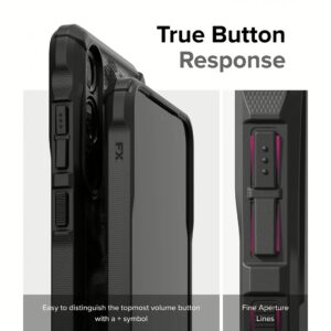 Ringke รุ่น Fusion X - เคส Galaxy S24 Plus - สี Black