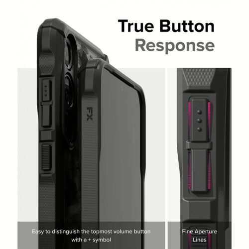 Ringke รุ่น Fusion X - เคส Galaxy S24 Plus - สี Black - Image 4