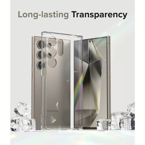 Ringke รุ่น Fusion - เคส Galaxy S24 Ultra - สี Clear - Image 3